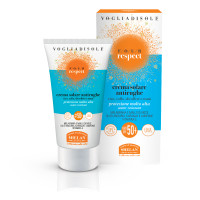Pretgrumbu saules aizsargkrēms sejai SPF50